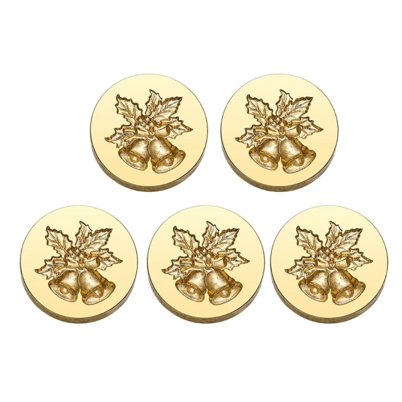 Emboss Sealings Wax Stamp Head Brasses Sealing Stamp Wax Seal Stamp Head Replacement for Envelope Sealing Greeting Card