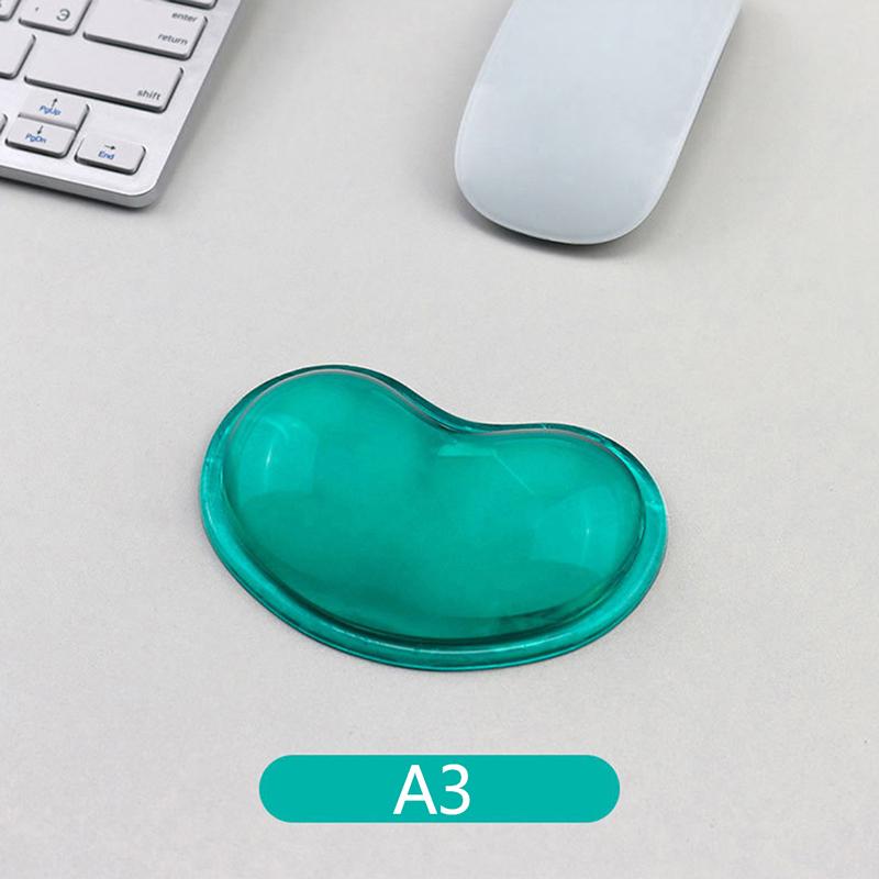Quality Wavy Comfort Gel Computer Mouse Hand Wrist Rests Support Cushion Pad,Fashion Silicone Heart-Shaped Wrist Pad
