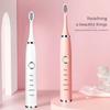 Sonic Electric Toothbrushes for Adults Kids Smart Timer Rechargeable Whitening Toothbrush IPX7 Waterproof 8 Heads