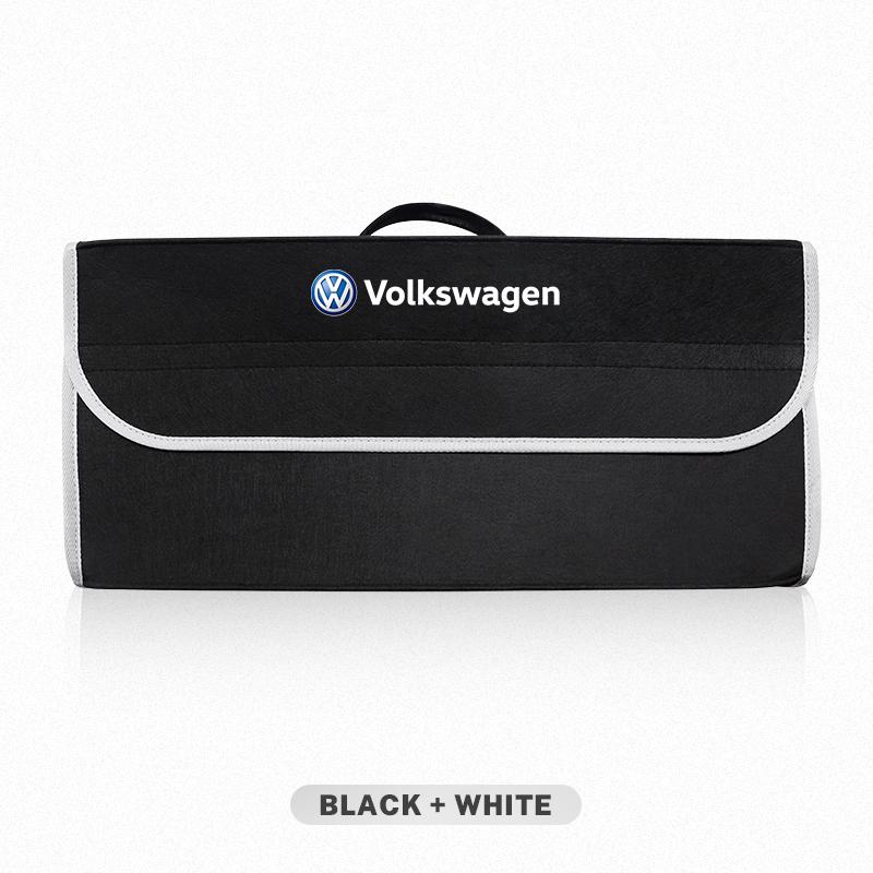 Sac de Rangement pour Coffre de Voiture Organisateur en Feutre Boîte de Rangement Pour VW GTI Polo Golf Passat Tiguan Arteon Touareg Taigo Caddy Jetta Beetl