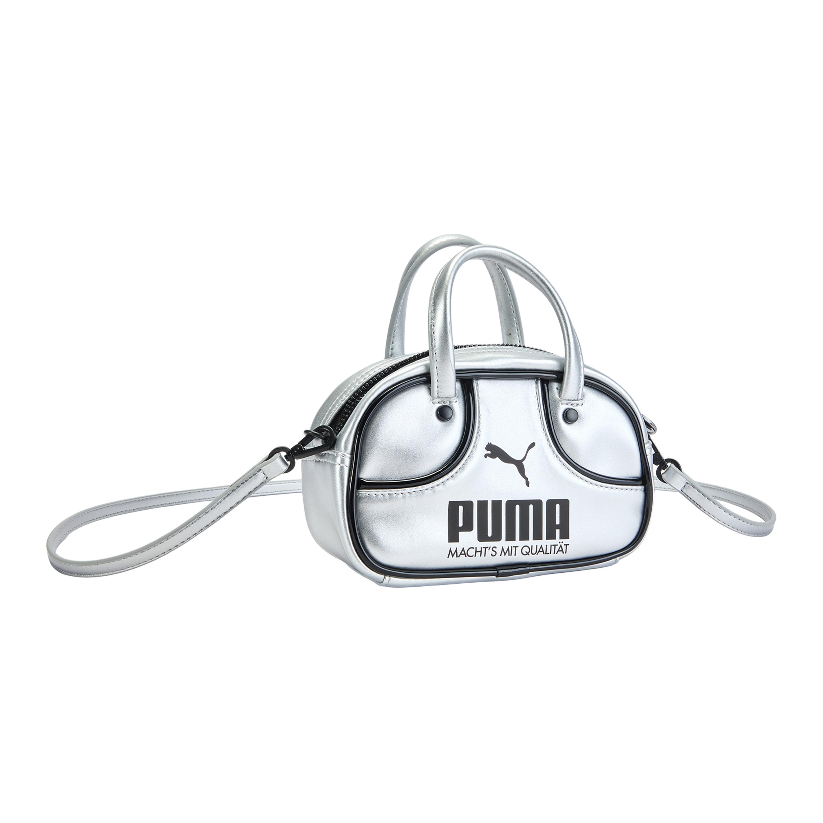 PUMA Metallic Artificial Leather One Shoulder Handbag Regular Women s Metallic 092485-01