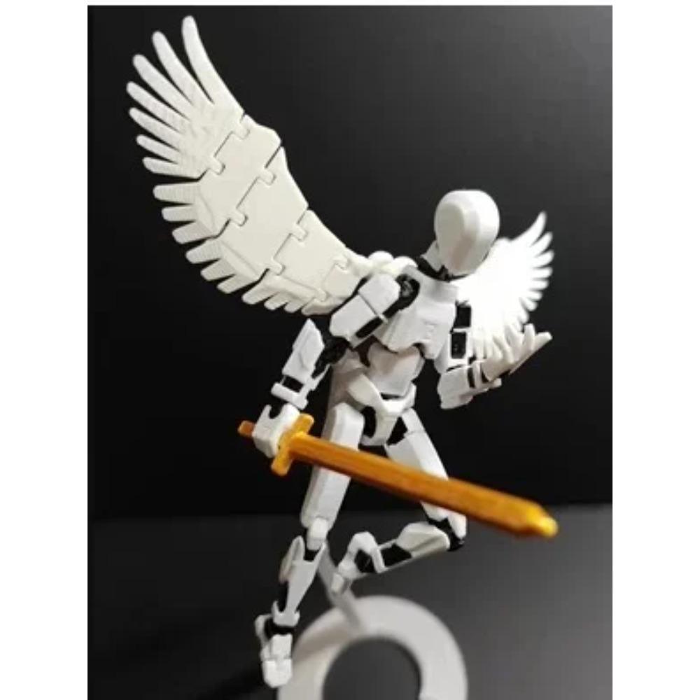 Multi-Jointed Movable Shapeshift Robot Lucky 13 Figure Toys 3D Printed Mannequin Dummy Figure Kids Adults Parent-children Game