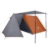 Vidaxl Tourist Tent, 3-Person, Grey-Orange, Waterproof