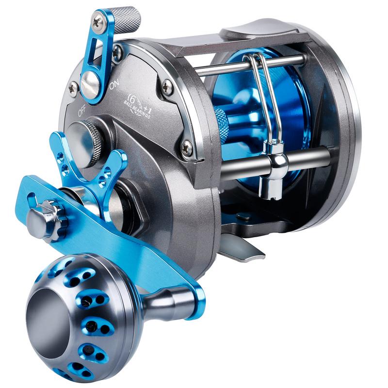 Trolling Reel Baitcasting Reel Saltwater Carp Fishing Gear Boat Casting Fishing Reel Max Drag 43lbs