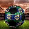 SIZE 5 Northern Ireland National Football Team Soccer Ball Colorful All Ages Machine Stitched PVC Competition Ready Durable High-Bounce