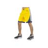Jordan NBA Golden State Warriors Logo Print Elastic Waist Sports Casual Shorts Men Shorts Yellow CV9560-728