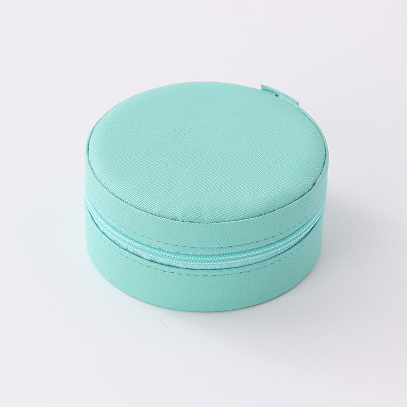 Portable Jewelry Box Storage Box Travel Jewelry Earrings Ring Necklace Jewelry Box Macaron Color Mini