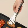 Stainless Steel Food Tongs Non-Slip Meat Salad Bread Serving Clip Barbecue Grill Buffet Clamp Cooking Tools Kitchen Accessories