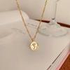 2025 New Irregular Circular Shell Rose Pendant Necklace, Suitable for Women's Sexy Necklaces, Party Luxury Jewelry