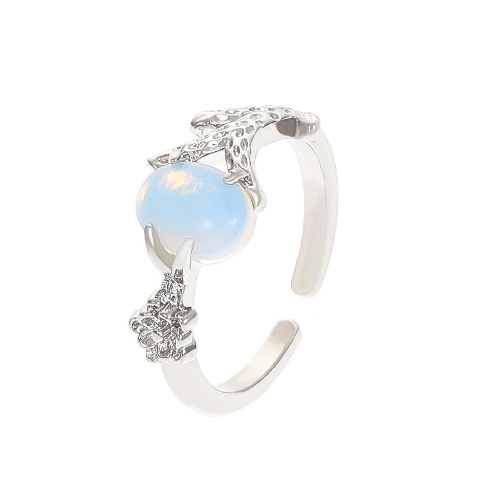 High-End Cross-Border Fashion Bow Ring for Women - European & American Style Open Index Finger Accessory