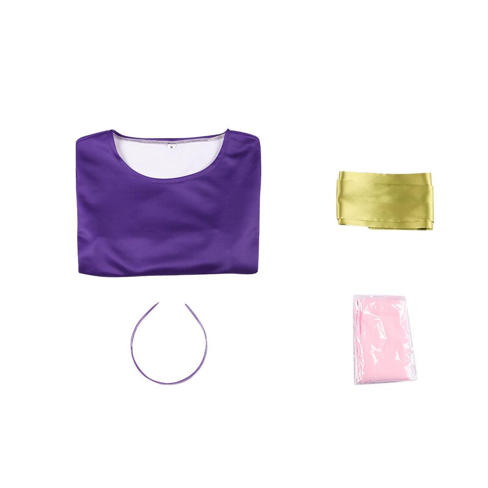 Scooby Doo Velma Dinkley Purple Dress Halloween Costume L
