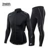 Men's and Women's Long Sleeve Cycling Set - Breathable, Quick-Drying, Tight-Fitting for Spring and Autumn.