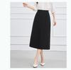 Half Length Skirt: Summer High Waist Slimming A-line Skirt Temperament Commuting Half Length Skirt for Women