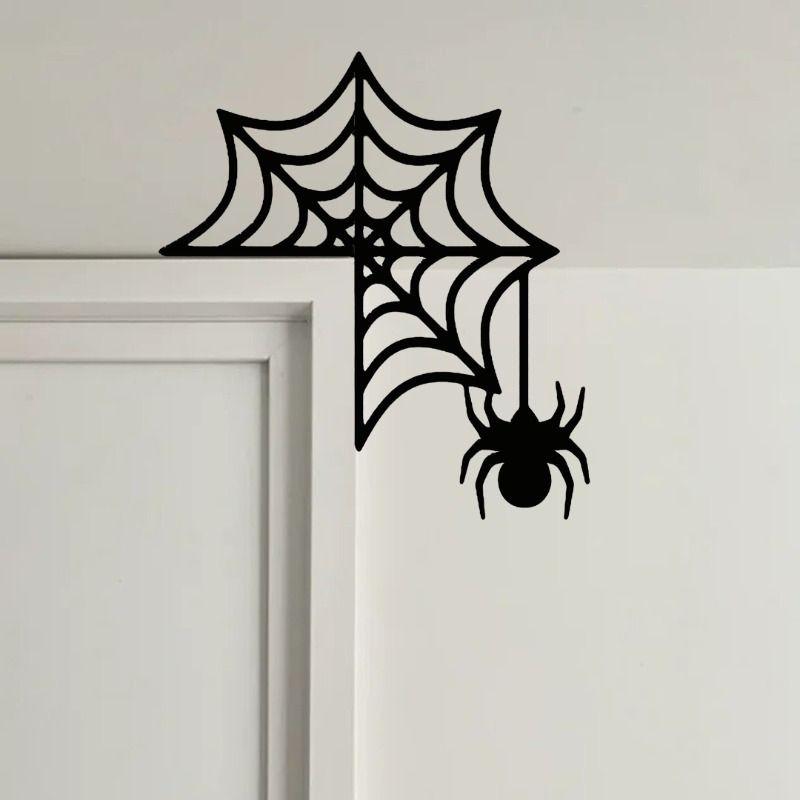Spooky Halloween Black Door Hanging Decoration