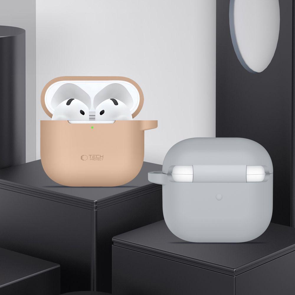 Tech-Protect Silicone Hook Apple Airpods 4 Caffe Latte