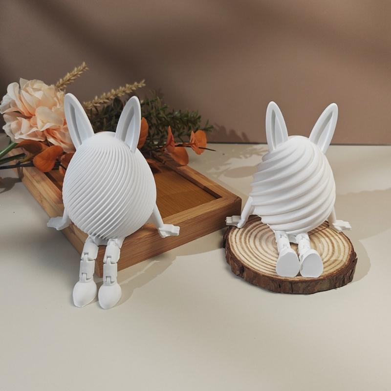 Food Grade Elastomer Rabbit Recyclable Easy Use Plastered Casting Art Decorative Figurine