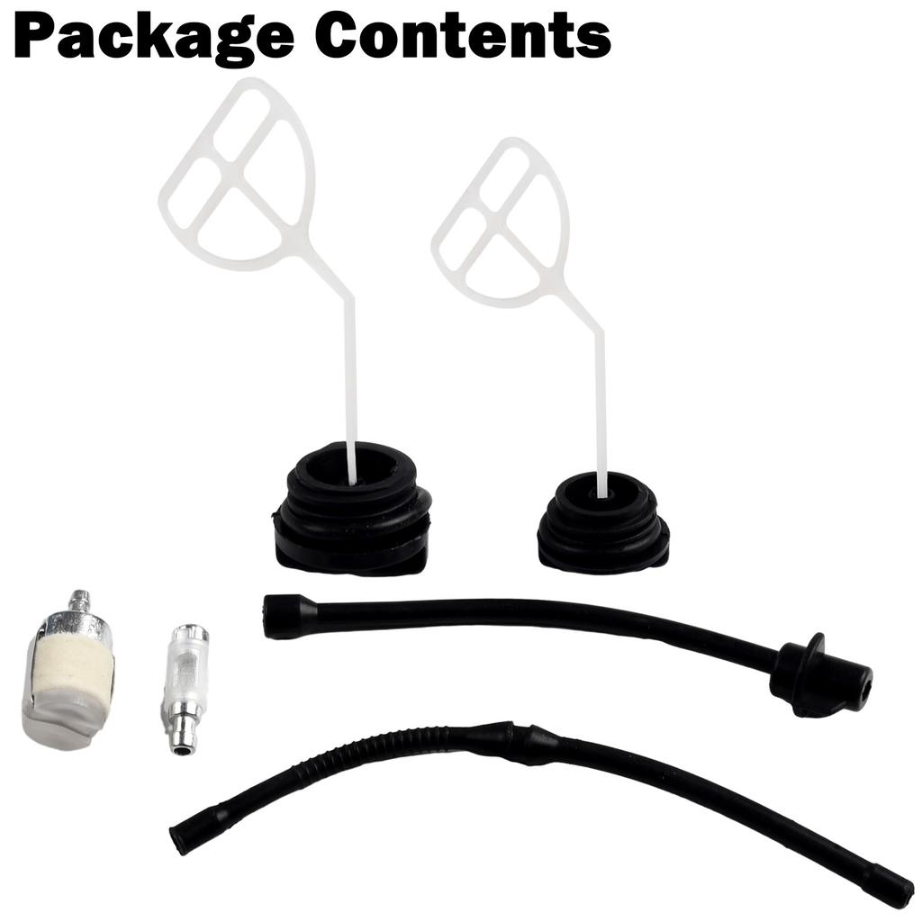 Replacement Hose Pipe Line and Fuel Filter Cap Set for 45CC 52CC 58CC Chainsaws Perfect for 4500 5200 5800 Units