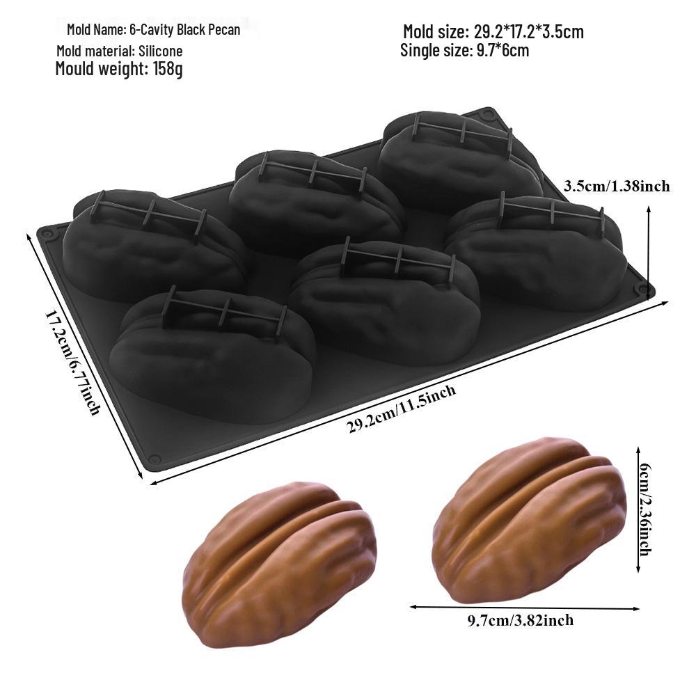 Moldes de Silicona para Mousse de Fruta 3D: Pera, Manzana, Piña, Melocotón, Durian, Frambuesa.