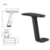 2 Piece Chair Armrest Gaming Accessories for Most Chairs
