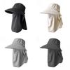 Summer Sun Protection Hat With Face Shield And Neck Cover For Women Outdoor Uv Sun Hat