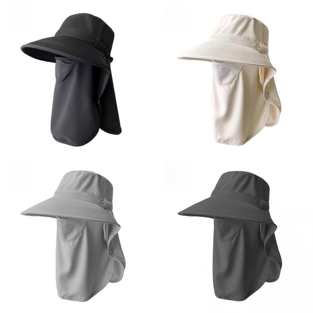 Summer Sun Protection Hat With Face Shield And Neck Cover For Women Outdoor Uv Sun Hat