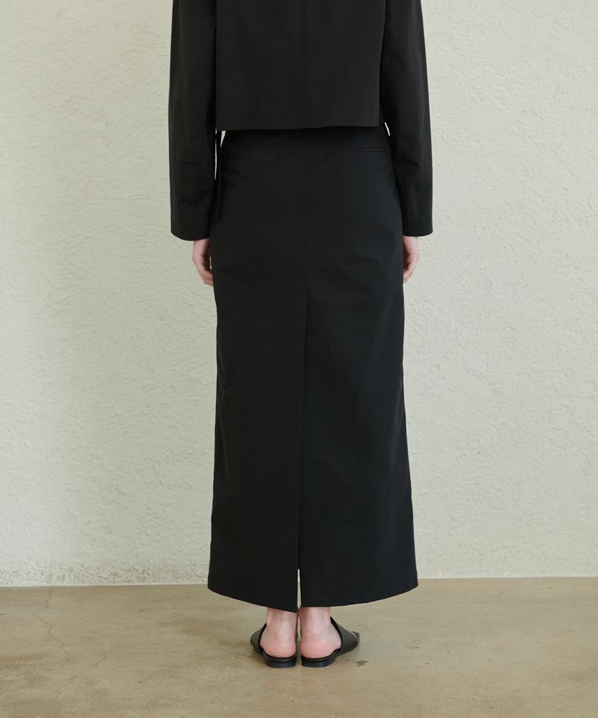 Eonmyuteu Belt Loop String Pencil Skirt(Black)