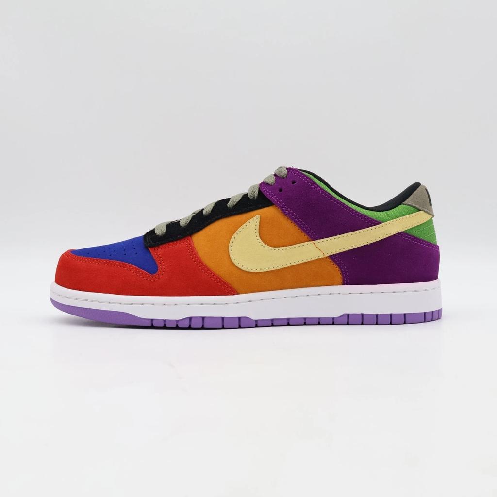 CT5050-500 Nike Dunk Low SP Viotech Crazy Rainbow Red Orange Purple (Men's)