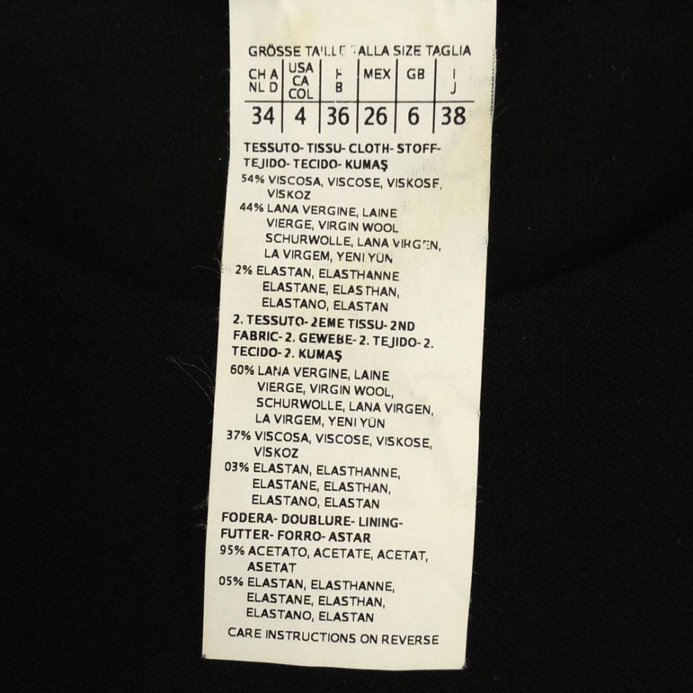 Sportmax Color Scheme No Sleeve One Piece 38 Black X Gray Women Used