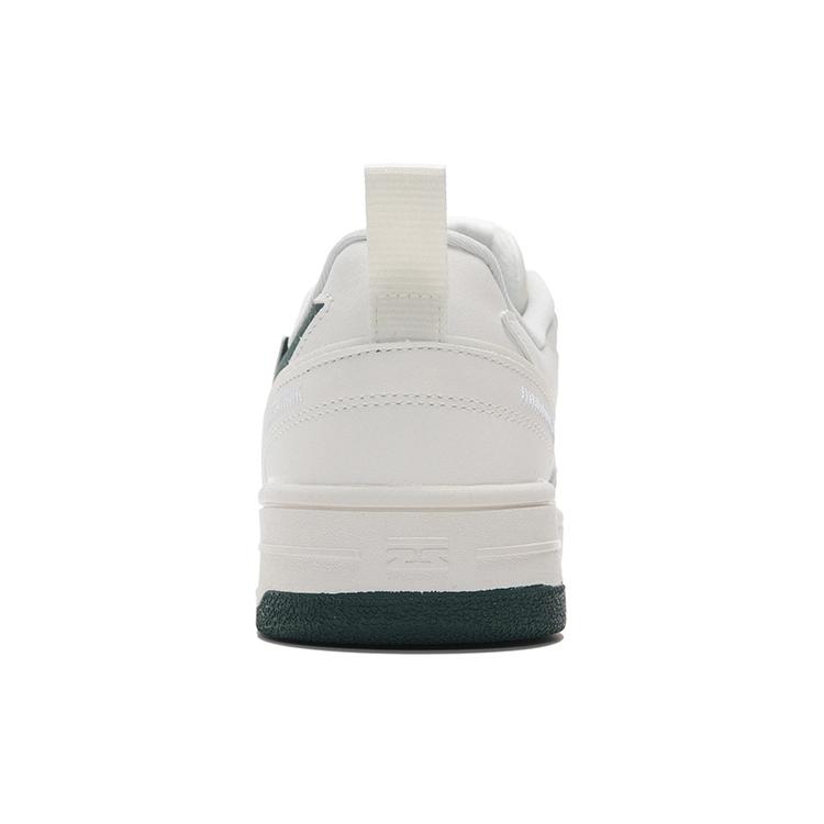 New LiNing Sports Life Collection Coverage Warm Slip Resistant Low Top Skateboard Shoes White Green AGCS135-4