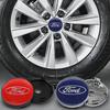 4pcs 60mm Car Wheel Center Hub Cap Auto Rim Covers Emblem Badge For Ford Focus Fiesta Mondeo Ranger Kuga Mustang ST Accessories