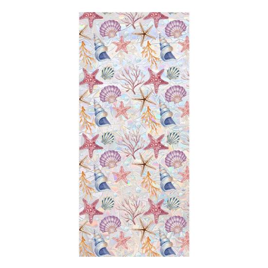 Window Privacy Film Wildflower Decorative Static Cling Vintage Floral Butterfly Window Stickers Non-adhesive Easy Care Decals for Home Kitchen Living