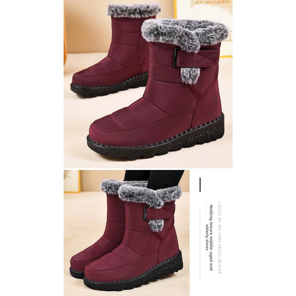 Winter Velvet Warm Women's Velvet Shoes, Casual Snow Boots for Women, with Soft Warm Lining, Fashionable and Trendy Casual Women's Shoes