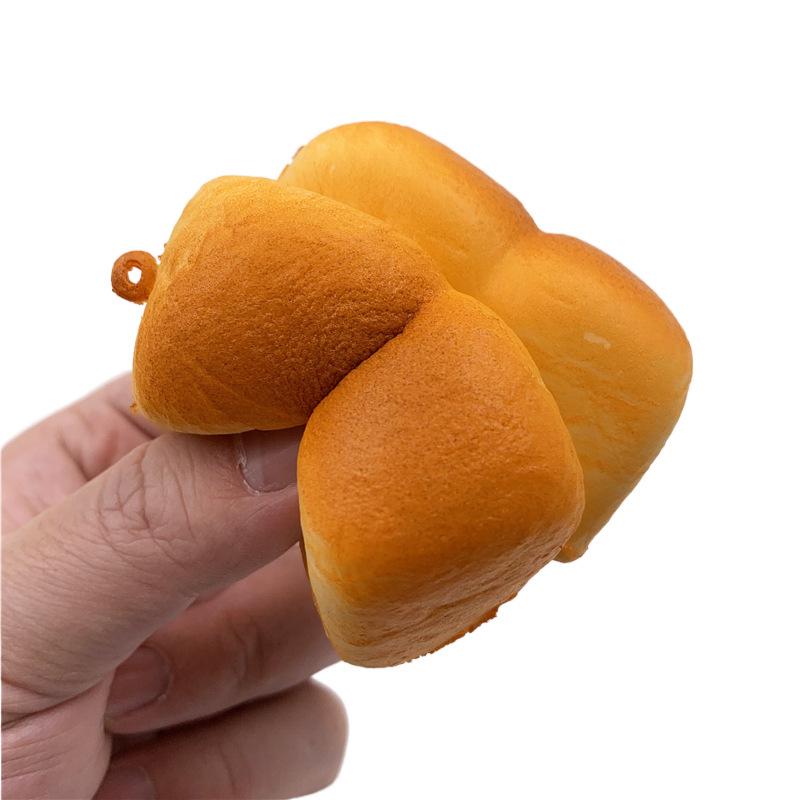 Soft Scented Two-Piece Bread Squishy Toy