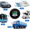 AD New 52mm/85mm TFT Screen Speed Gauge Digital GPS Speedometer Mph Knot Km/h GPS Antenna For Motorcycle Marine Boat Car 12V 24V