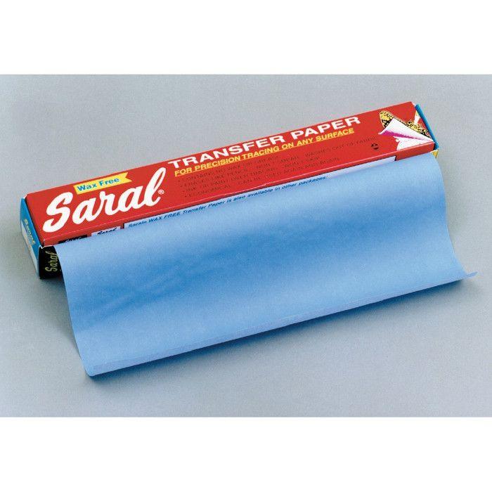 Carta transfer Saral 12 fogli 45 x 61 cm Blu blu
