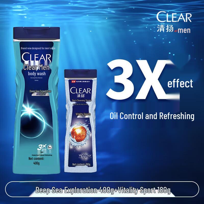 Clear Men Shower Gel & Shampoo Combo
