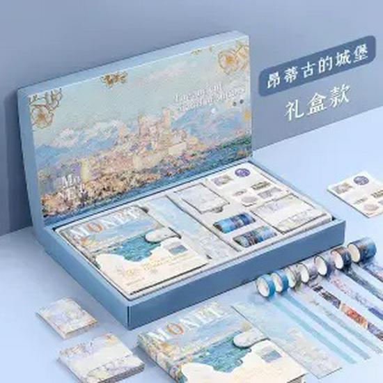 Set Planificator DIY Stil Ins de Valoare Ridicată: Caiet Pictură în Ulei - Cadou Perfect de Ziua de Naștere pentru Studenți