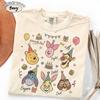 Winnie the Pooh Birthday Shirt, Retro Pooh and Friends Comfort Colors T-Shirt, Cute Birthday Party Tee, Magic Kingdom Vacation Gift
