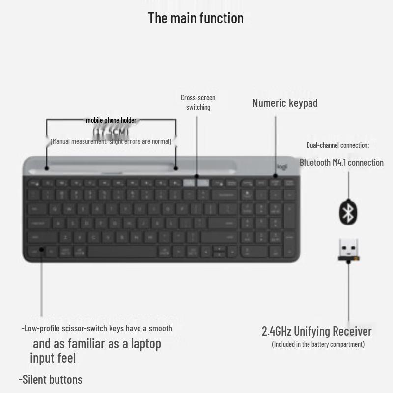 Logitech K580 Slim Multi-Device Wireless Keyboard