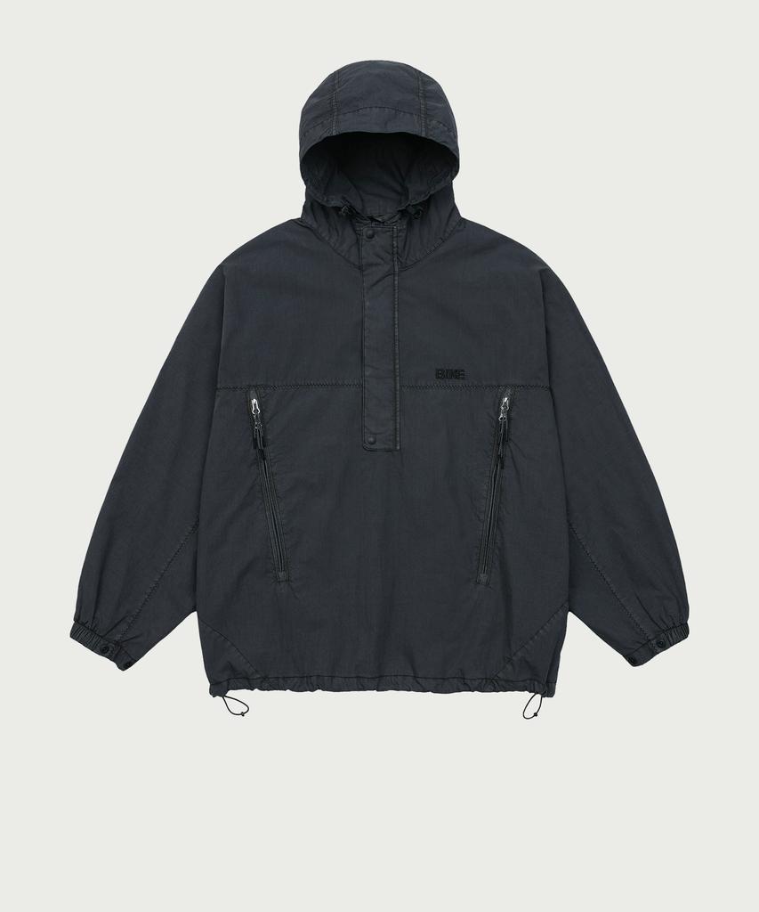Bike Pigment-Dyed Anorak Jacket _ Charcoal