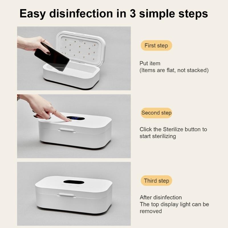 Nail Tool Disinfectant Box Nail Tool Sterilizer Box Nail Tools Disinfectant Container Manicure Tools for Nail Salons