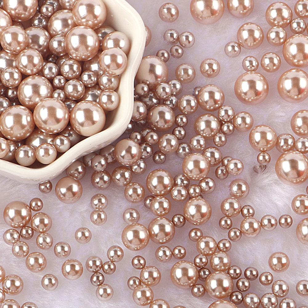 3-10mm 10g No Hole ABS Imitation Pearl Bead Round Plastic Acrylic Spacer Bead for DIY Jewelry Making Findings