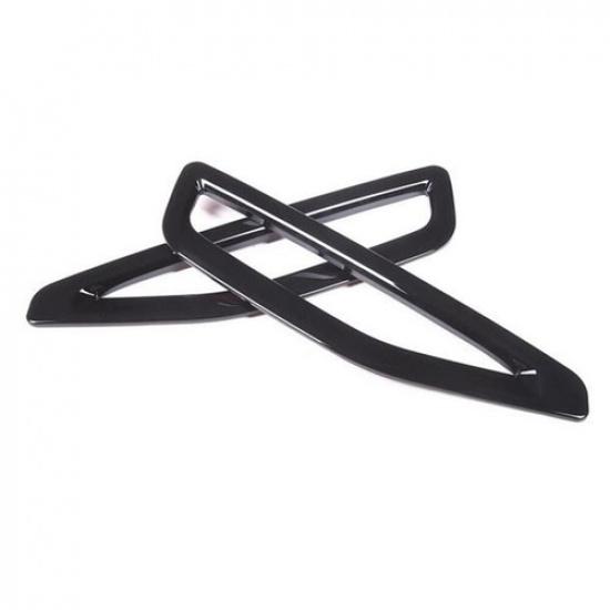 2Pcs Black Side Fender Air Vent Outlet Trim Cover Bezel For BMW X5 G05 -
