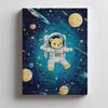 Plakat Kosmiczny Miś Astronauta Plakat Kosmiczny Miś Astronauta, 70X100 Cm, Bez Ramy, Papier Matowy 230 Gsm