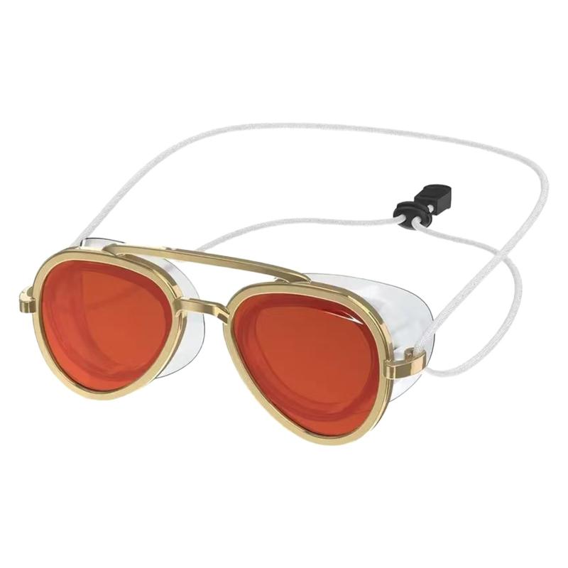 Schwimmbrille für Damen und Herren mit Vollbild-Antibeschlag-Beschichtung, professionelle HD-Schwimmbrille, Unisex, auslaufsicher, verstellbar, Silikon, Surfbrille