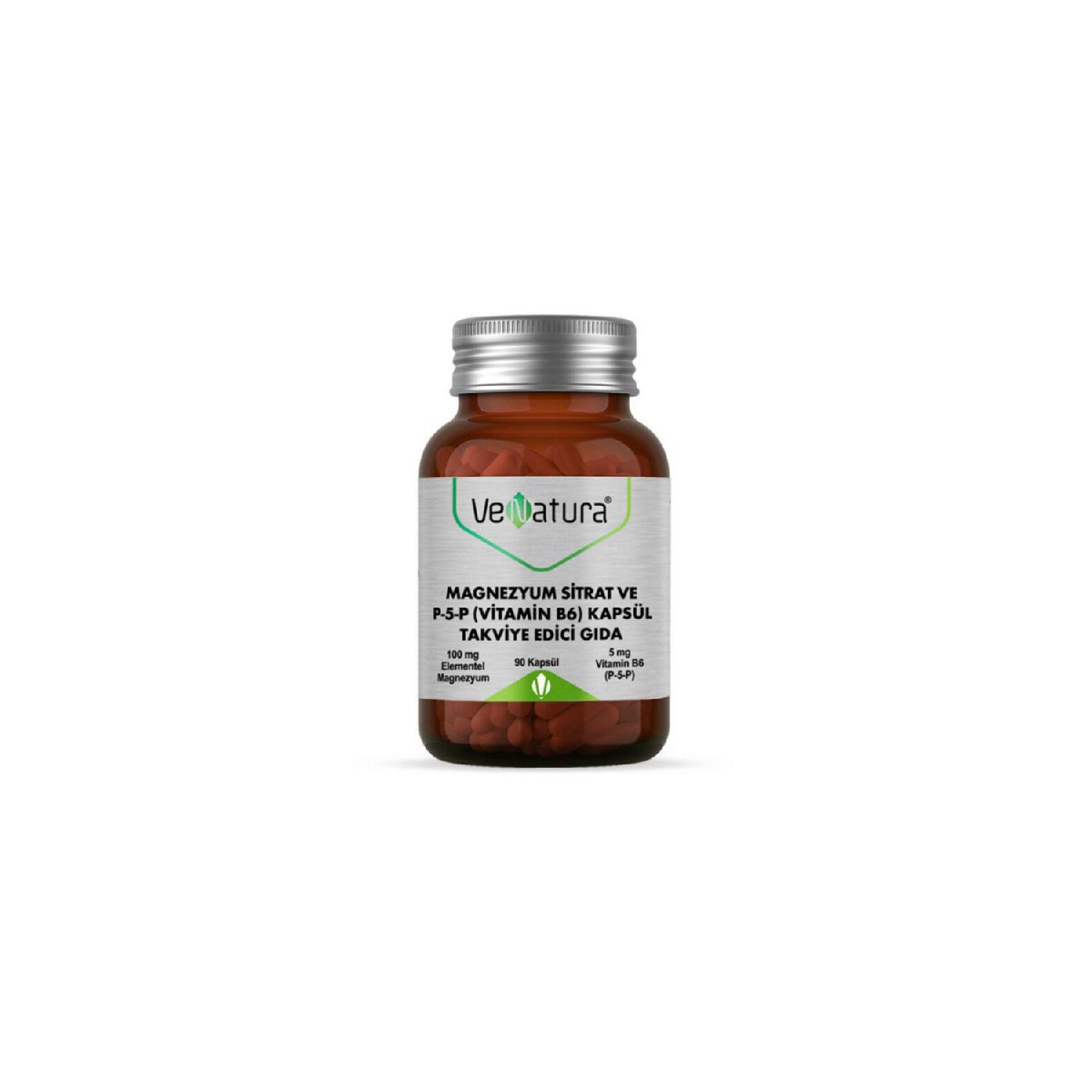 

Magnesium Citrate And P-5-p Vitamin 90 Capsules