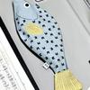 Creative Pencil Case Grouper Shape Stationery Storage Bag Novelty Fish Pencil Bag  Makeup Organizer
