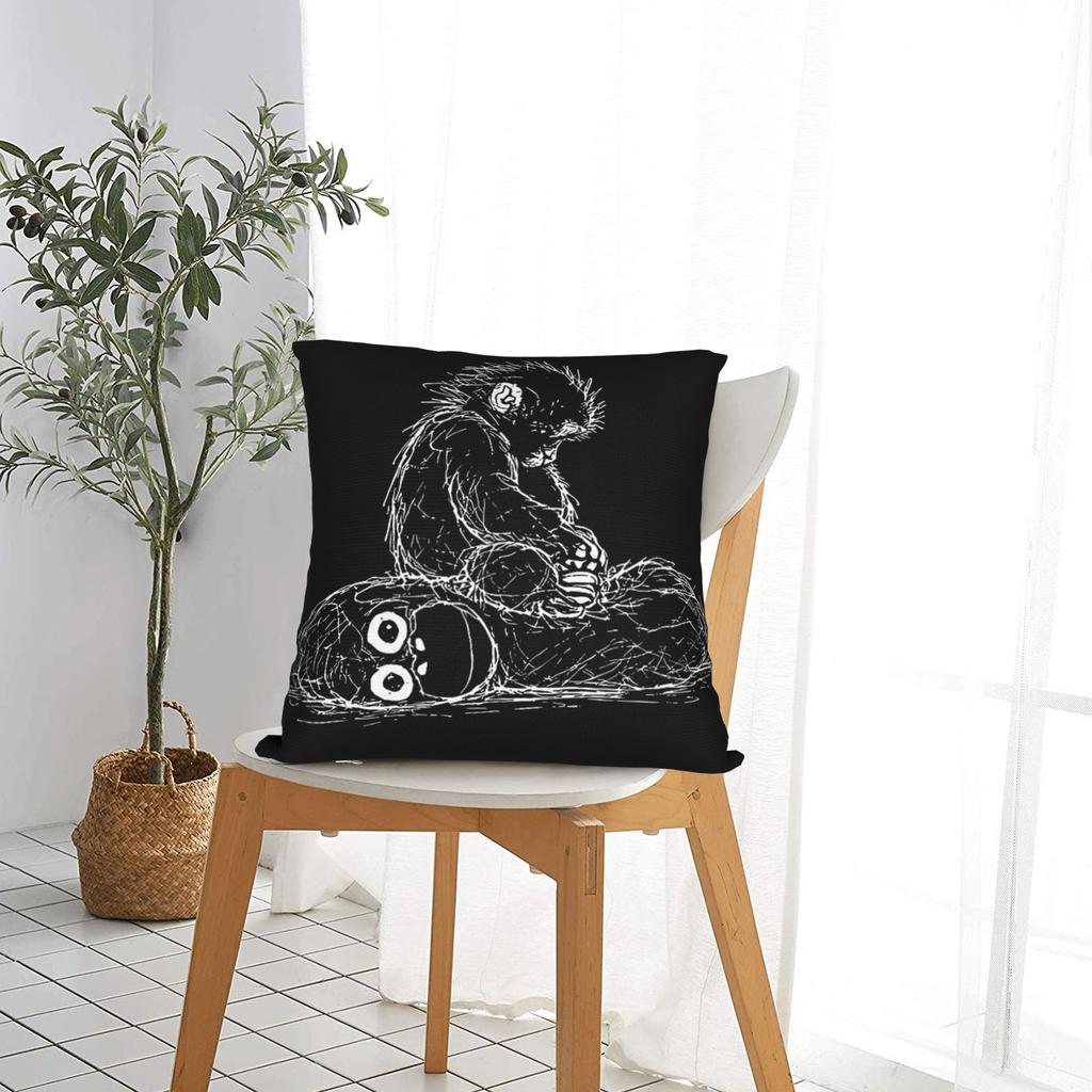 Punch Baby Monkey Plush Toy Pillow Case Fashion Pillow Cover Soft Pillowcases For Wedding Party Home Decor