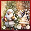 Santa Claus Snowman Snowflake Electrostatic Wall Stickers Christmas Glass Window Wall Decals Sticker Home Room Decor Supplies