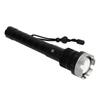 Outdoor Flashlight Super Bright Torch USB Rechargeable Zoomable Retractable Aluminium Alloy Shell Waterproof Flashlight for Camping Travel
